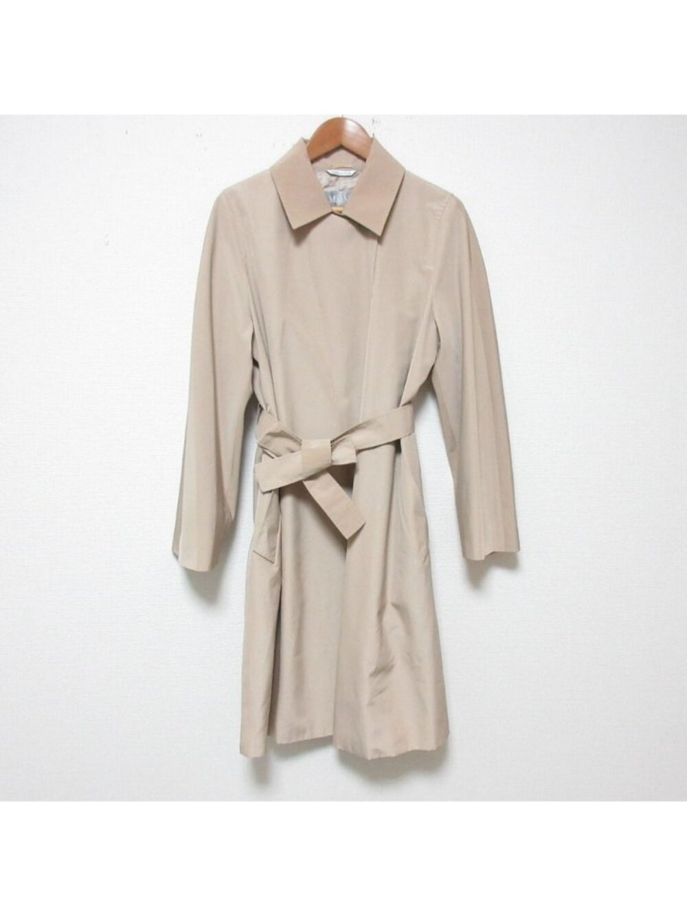 Max Mara with Belt Wrap Coat Spring Beige